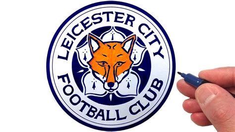 how to draw the leicester city logo